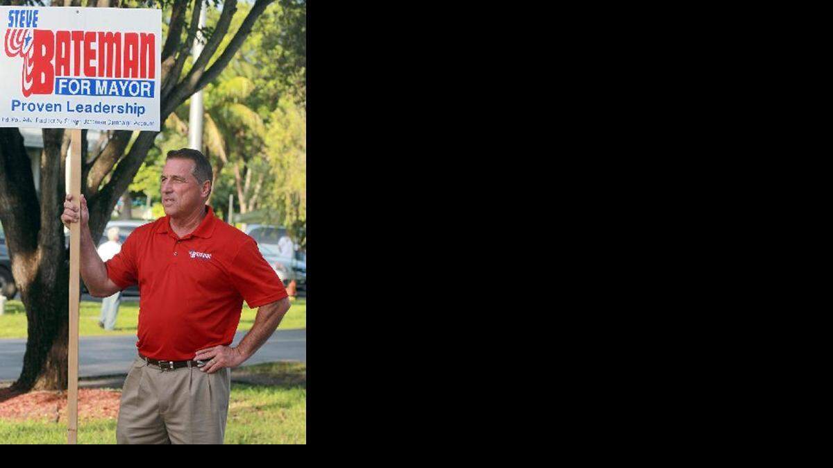 
Homestead Mayor Steve Bateman campaigned for reelection despite his pending criminal case.
