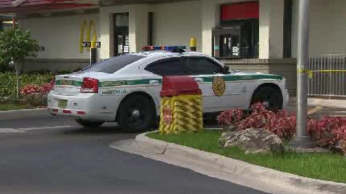 One person was shot inside of a McDonald's in Northwest Miami-Dade.