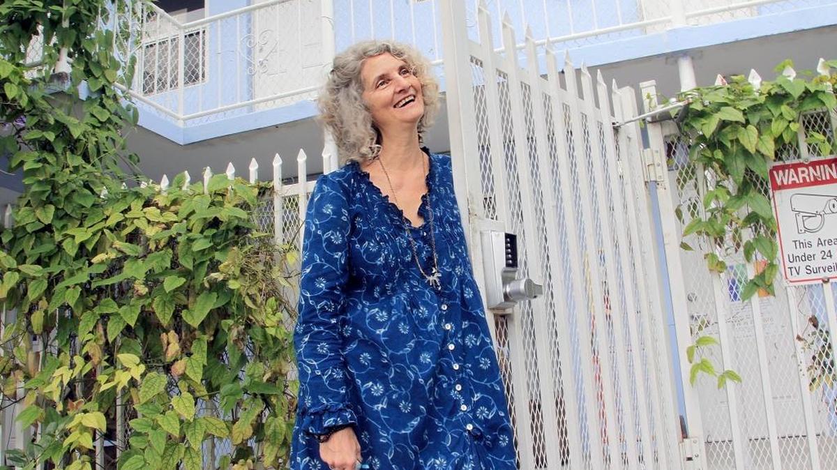 Constance Collins, president and executive director of the Lotus House, is planning an expansion of its cramped Overtown campus.