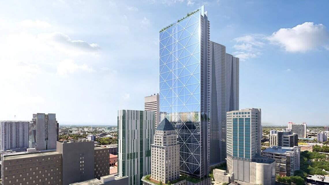 Esta constructora propone preservar el histórico tribunal de Miami con una torre de 70 plantas