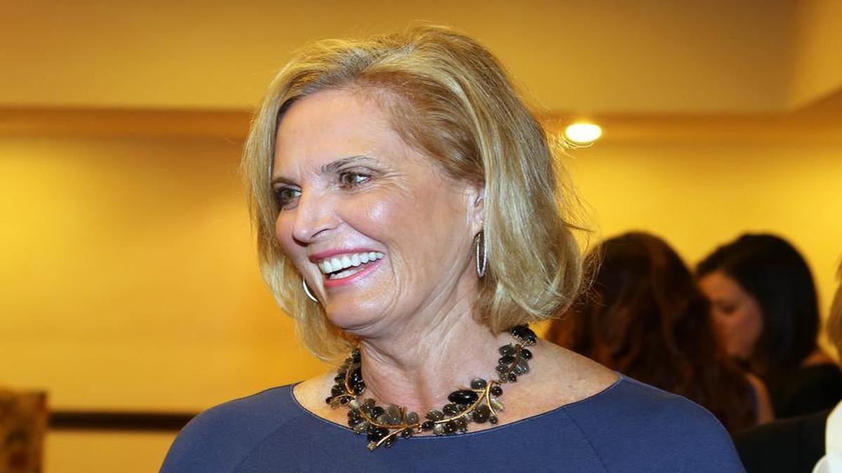 Ann Romney, wife of former presidential candidate Mitt Romney, during a book signing of her new memoir, In It Together, at the Biltmore Hotel in Coral Gables on Oct. 27, 2015.