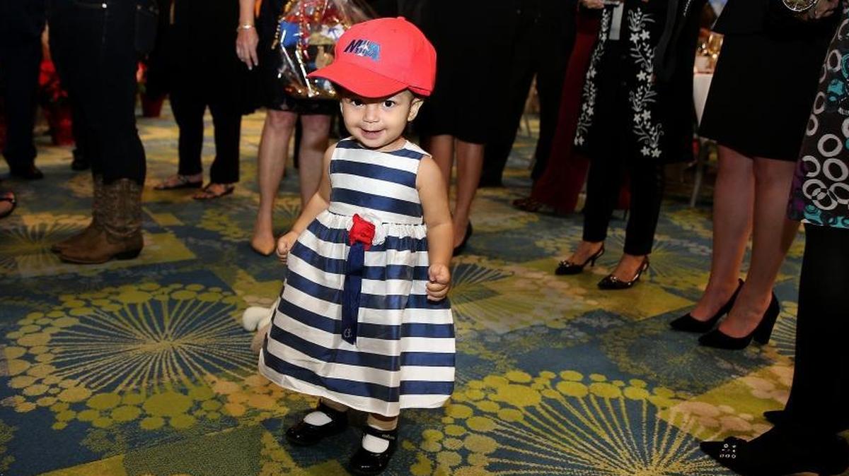Little Mia steals the show as attendees celebrated MIA Hotel employee Jose Consuegra, who was honored as MIA’s Employee of the Year for resuscitating Mia when she stopped breathing during a hotel stay in May.