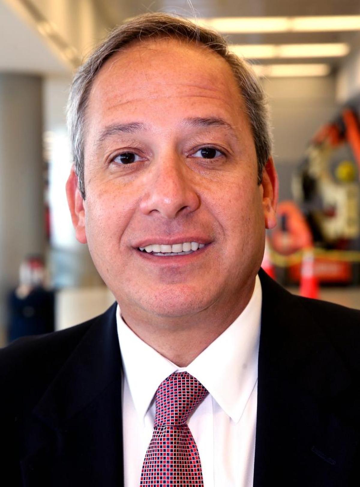 Lester Sola, Miami International Airport’s new director, during a tour of the terminal on Feb. 26, 2018.