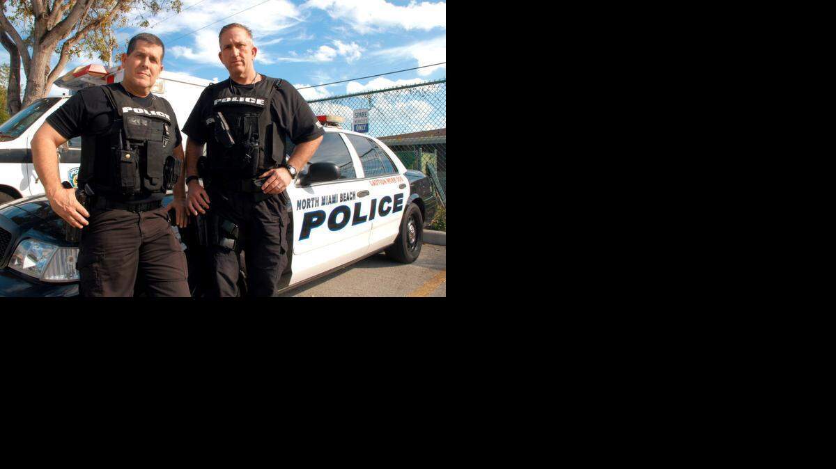 
North Miami Beach police detectives Rocky Festa, left, and Craig Catlin worked the first case that alerted law enforcement to the booming trade in tax fraud.
