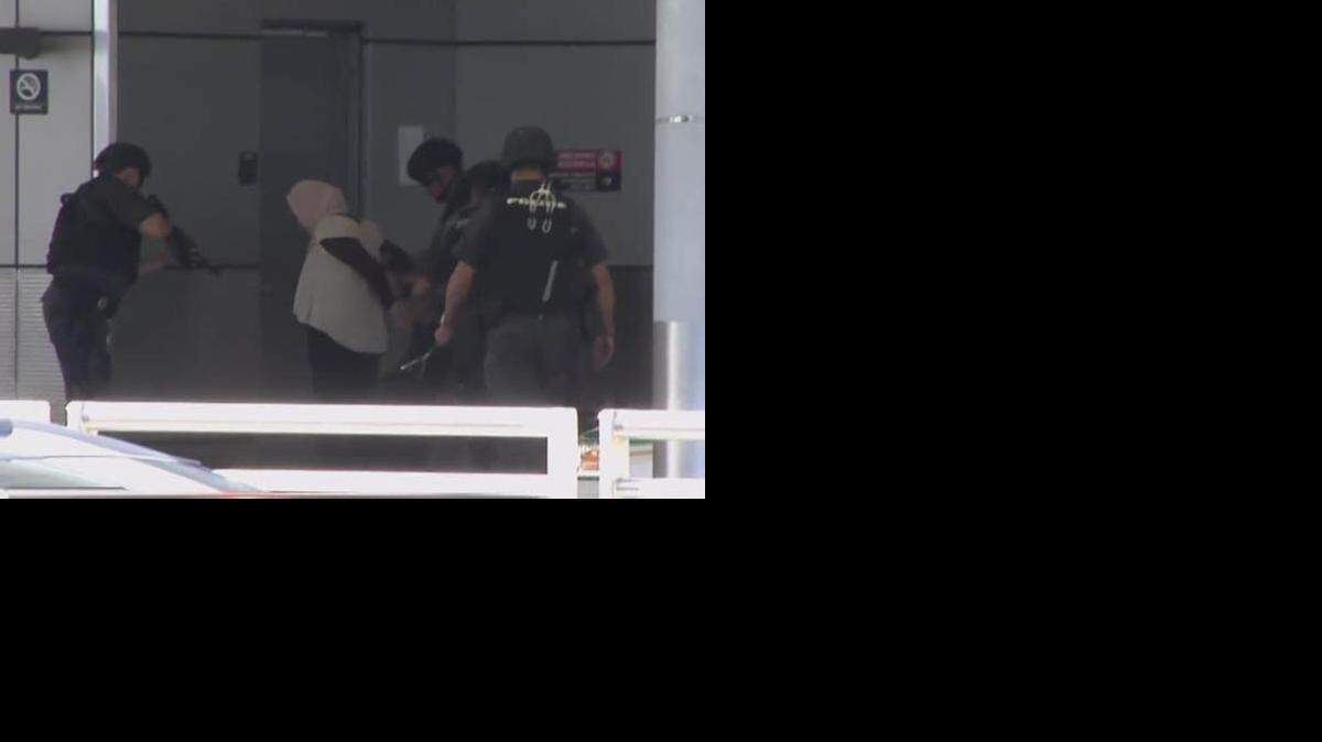 
Woman arrested at airport on Thursday, March 5, 2015. 
