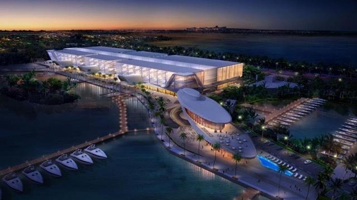 A rendering of RCI Group’s proposed marina expansion project on Virginia Key