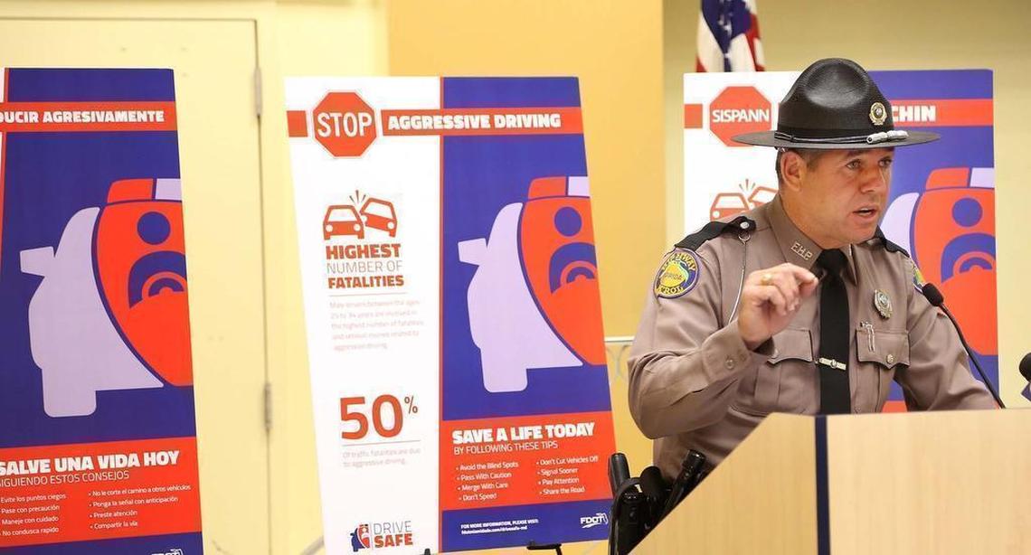 The FDOT has launched a "Drive Safe" campaign to combat aggressive driving. Last year, FHP spokesman Joe Sanchez spoke at an event in Miami about the issue.