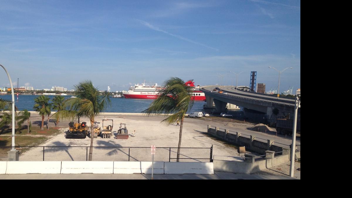 
The view of Parcel B from AmericanAirlines Arena. The county-owned waterfront lot is used by the Miami Heat for valet parking during games. On Tuesday, the Miami-Dade Commission rejected a plan to increase the Heat’s fees for using the lot. A consultant had said the fees are far below market value.


