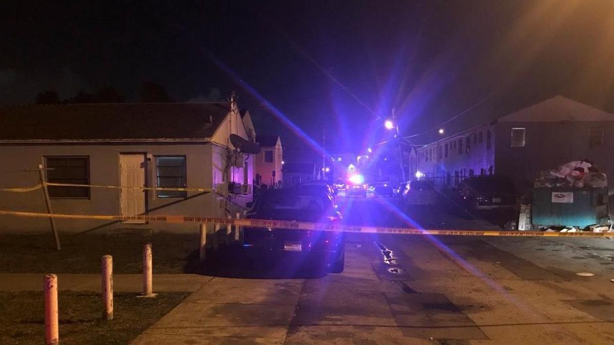 One person was shot to death near Liberty Square in Miami, police announced late Thursday night.