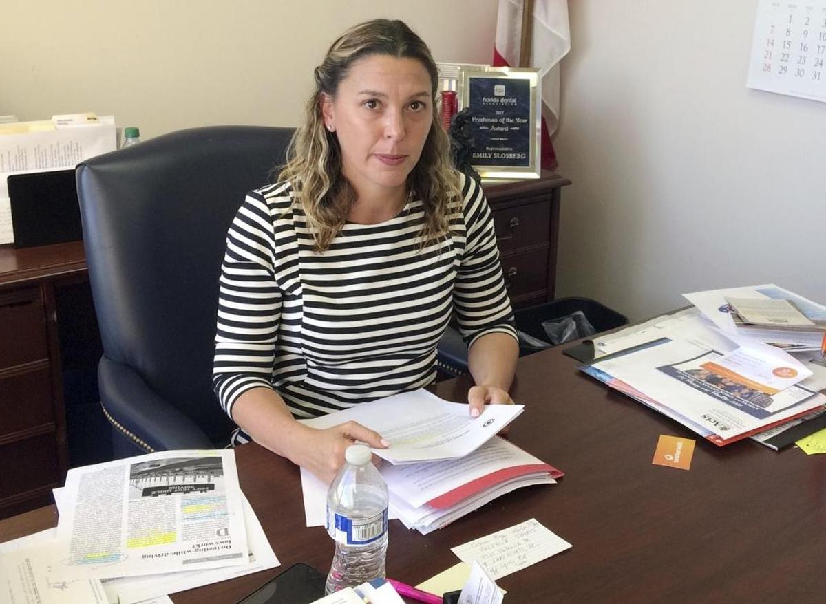Florida state Rep. Emily Slosberg, D-Boca Raton, is the lead sponsor of a bill that would strengthen the state’s ban on texting while driving.
