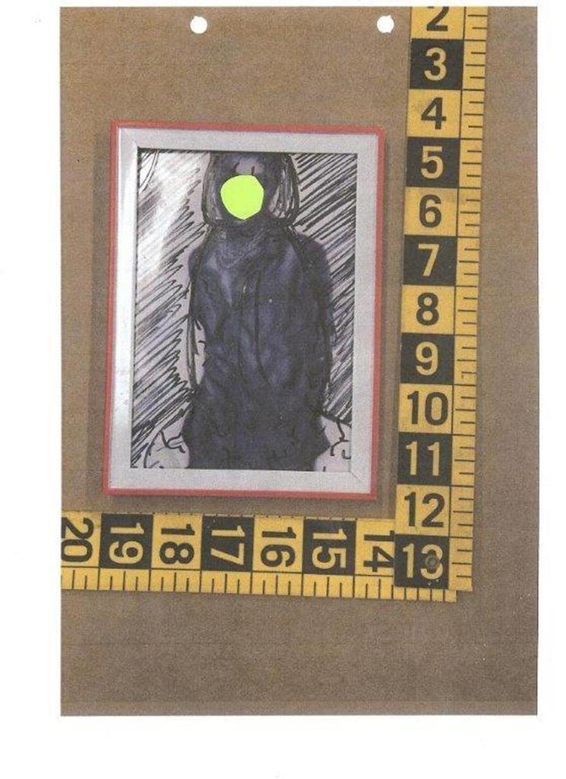 A picture taken from Fire Station 12 on Sept. 9 after a group of firefighters vandalized a colleague’s family photos.