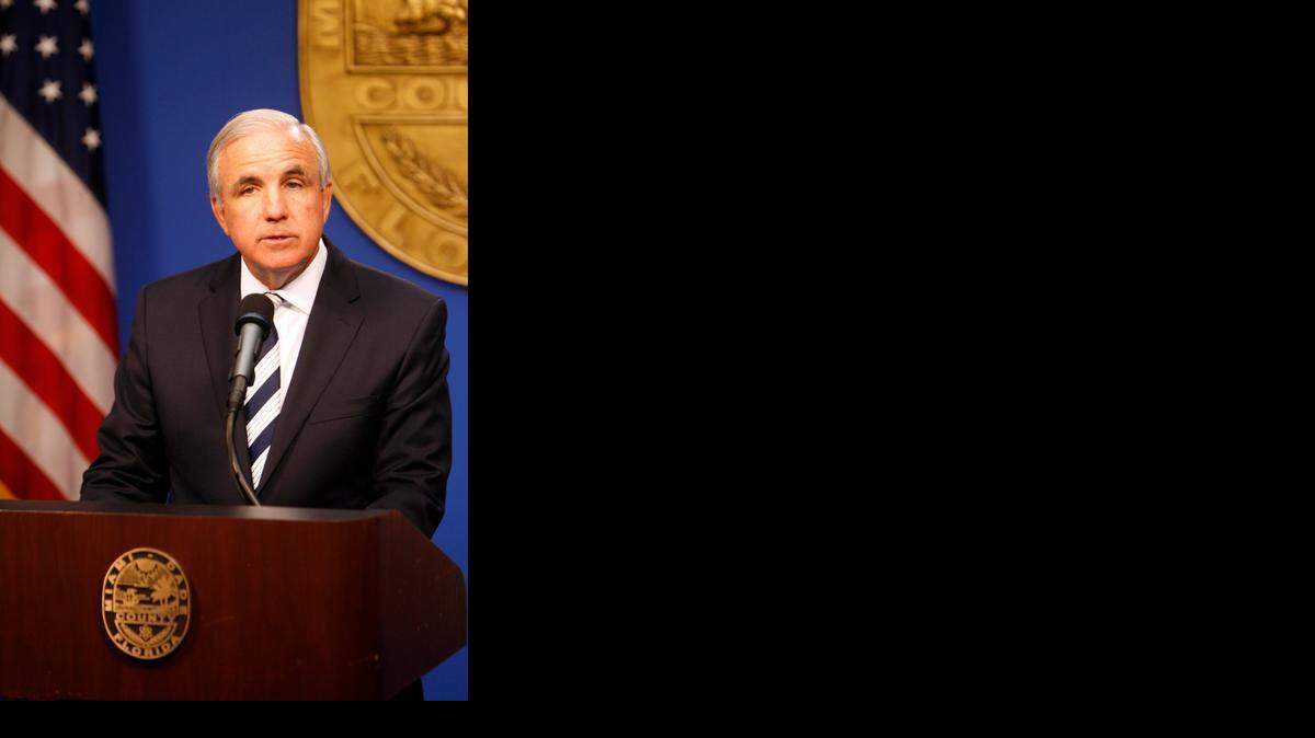 
Mayor Carlos Gimenez in a file photo from July 2014.
