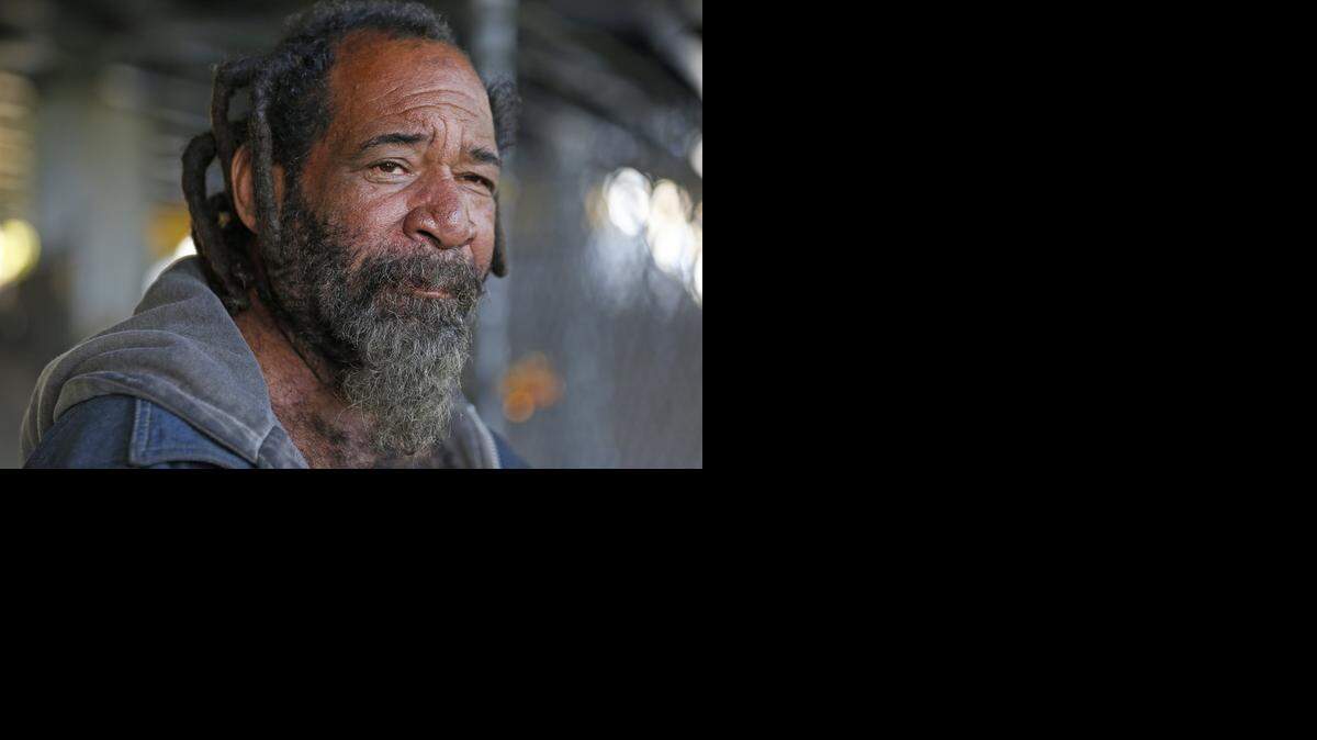 
U.S. Army Vet Howard Bowen Heffner lives under the expressway at 14th street and NW Second Avenue. He was among those counted during Miami-Dade’s biannual count of the community's homeless population.
