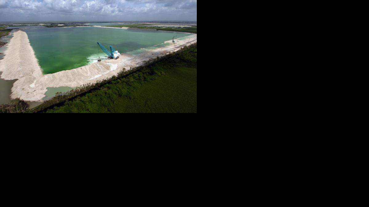 
About 14-square miles of artificial lakes created by rock mining and expected to grow to 22-square miles straddle Miami-Dade County’s largest wellfield. County officials say the lakes increase the risk of contamination to groundwater.

