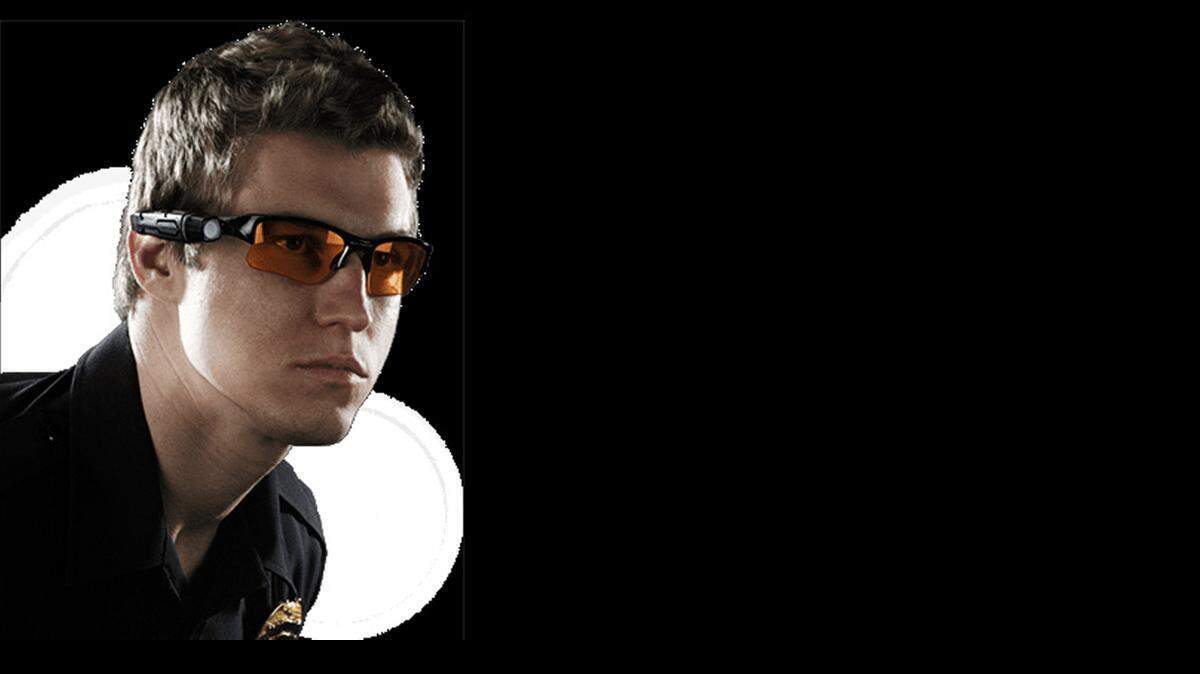 
A publicity photo from Taser shows the kind of body camera the Miami-Dade police department wants for its officers. 
