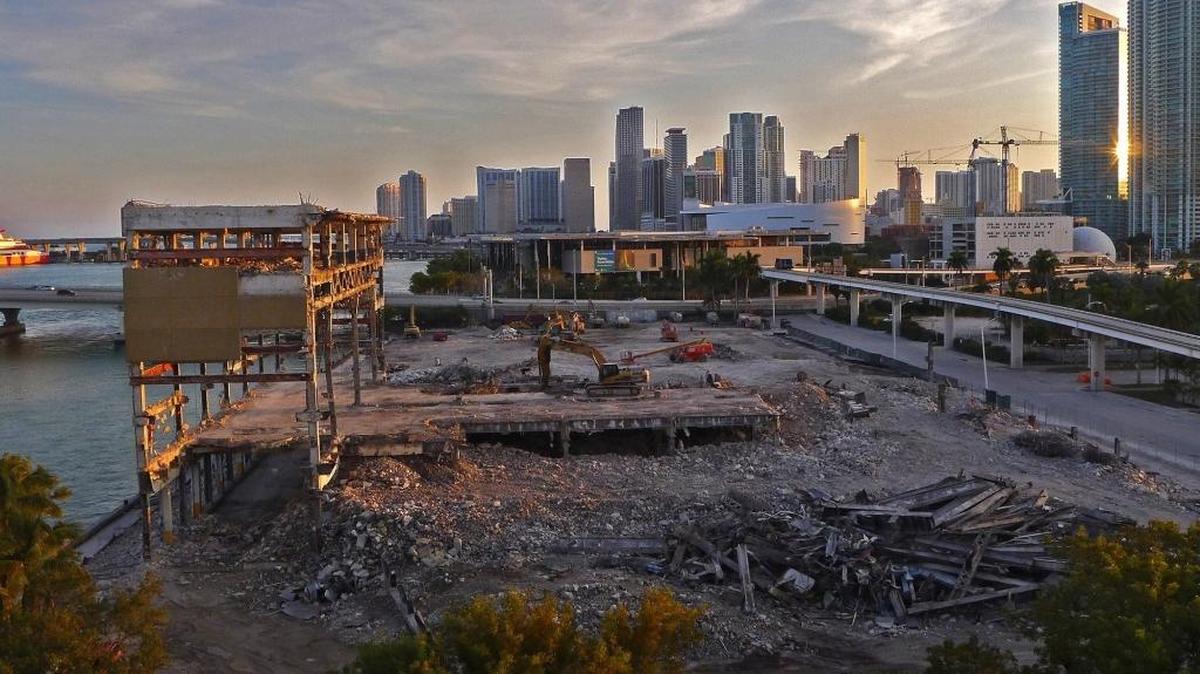 Former Miami Herald site where casino operator Genting hopes to build a resort.