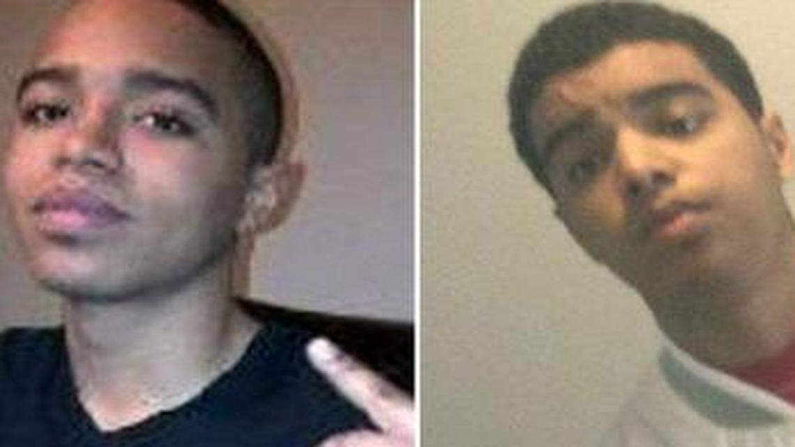 From left, Jean Wabafiyebazu, Marc Wabafiyebazu and Anthony Rodriguez