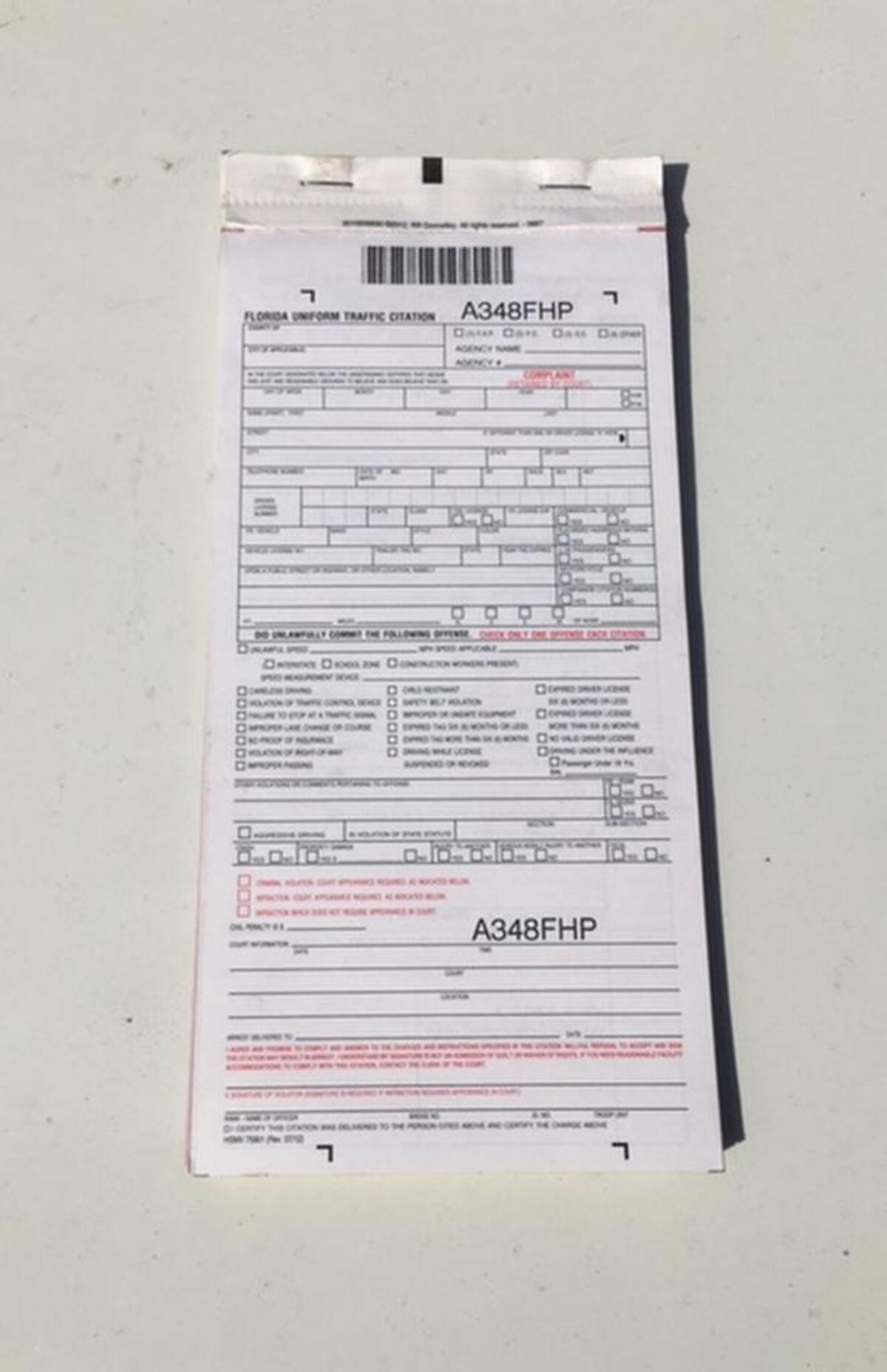 Miami-Dade police are running out of traffic-ticket books as they try and transition to an electronic citation filing system.