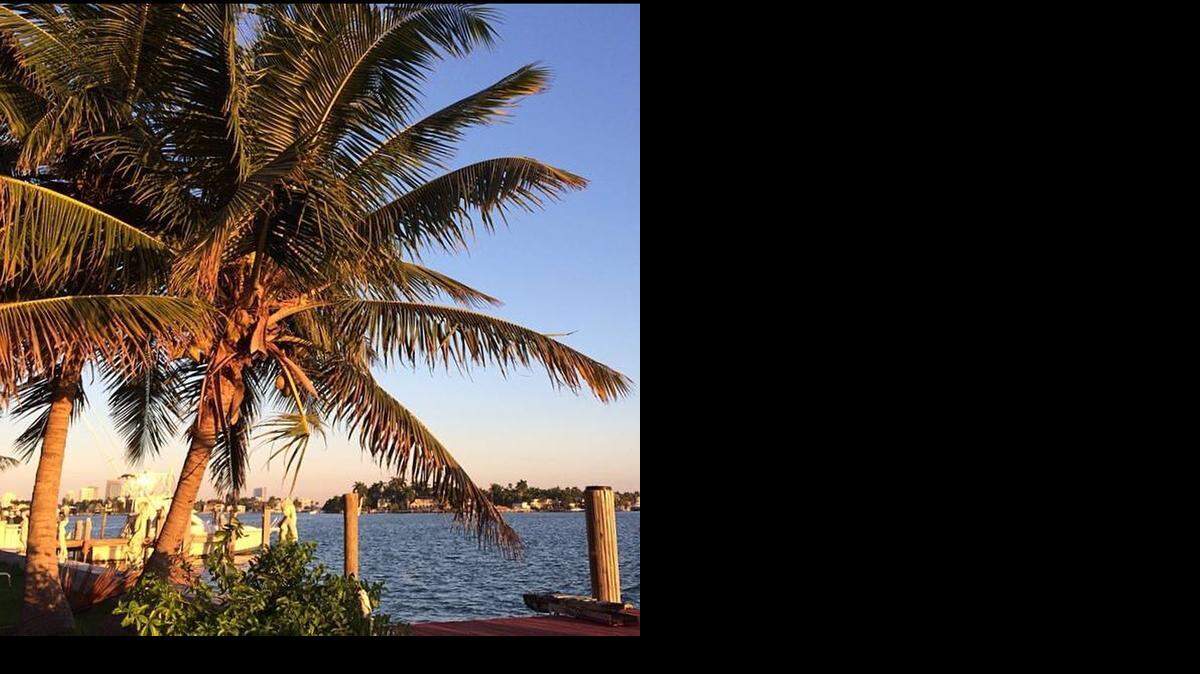 
This beautiful view from the MacArthur Causeway toward Biscayne Bay will turn soggy come Tuesday.

