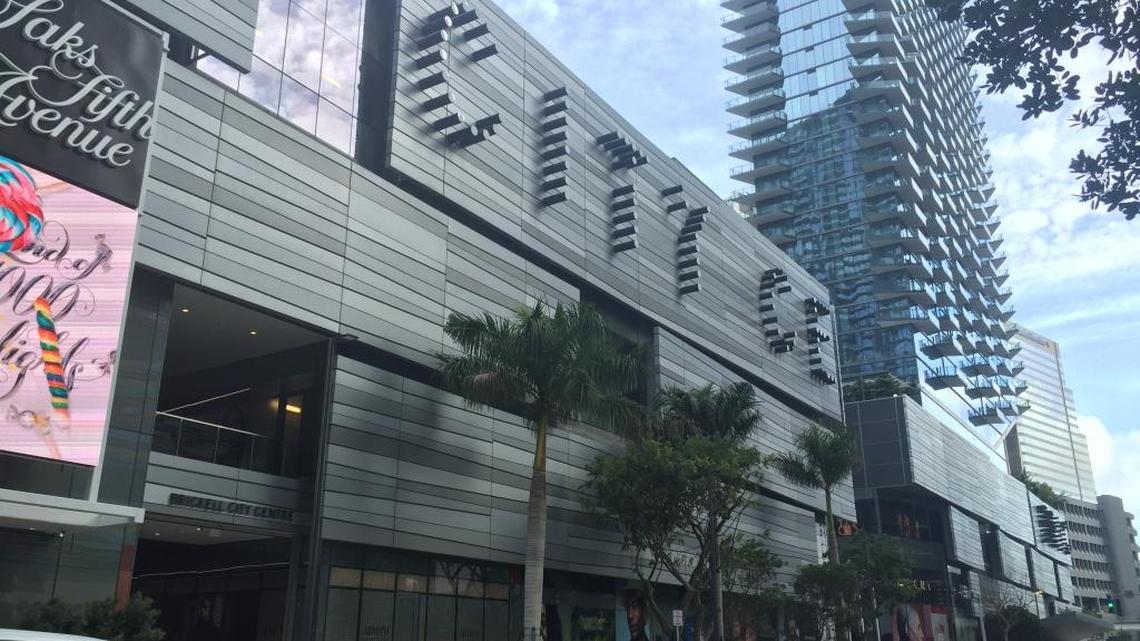 A partial view of Brickell City Centre on Southwest Eighth Street.