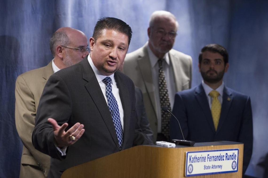 John Tobon, deputy special agent in charge for U.S. Homeland Security Investigations in South Florida, talks about the disruption of an international money-laundering ring.