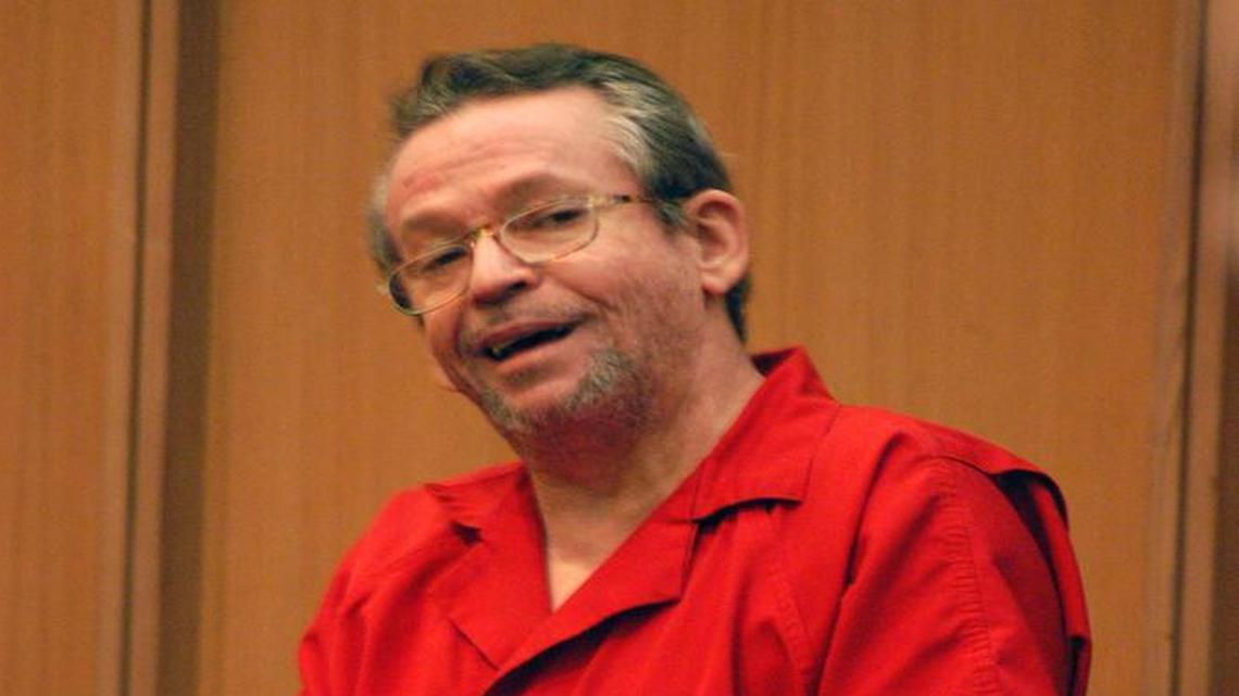 Robert Herndon, a disgruntled patient who shot Aventura doctor Bradley Silverman, appears in a court hearing in 2003.