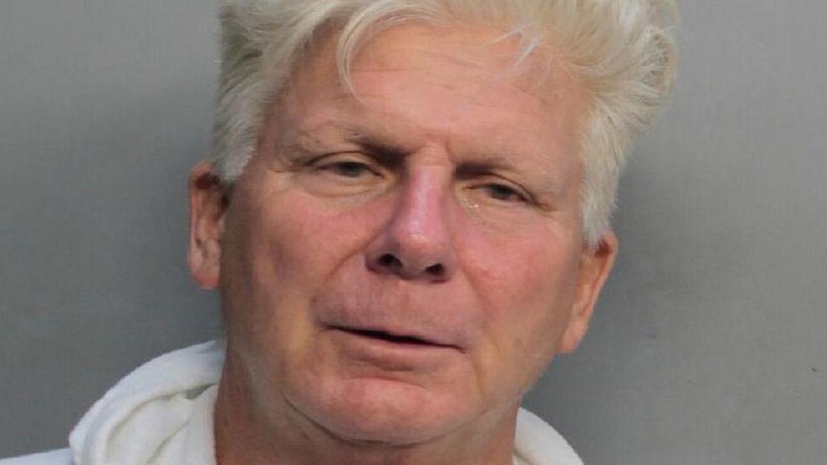 The latest mugshot of Mark Lodigensky, one of the aliases of a career burglar arrested after a baby monitor caught a pair of robbers strolling through a Sunny Isles Beach home.