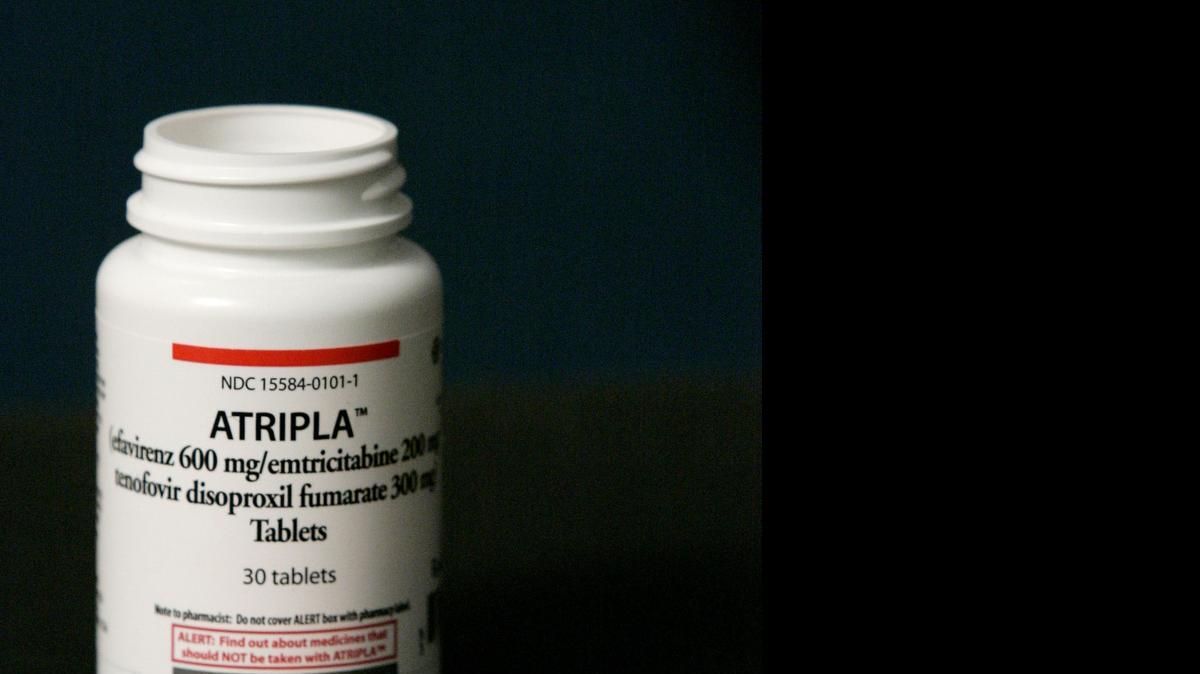 
Atripla, a fixed-dose once-a-day tablet for the treatment of HIV-1.
