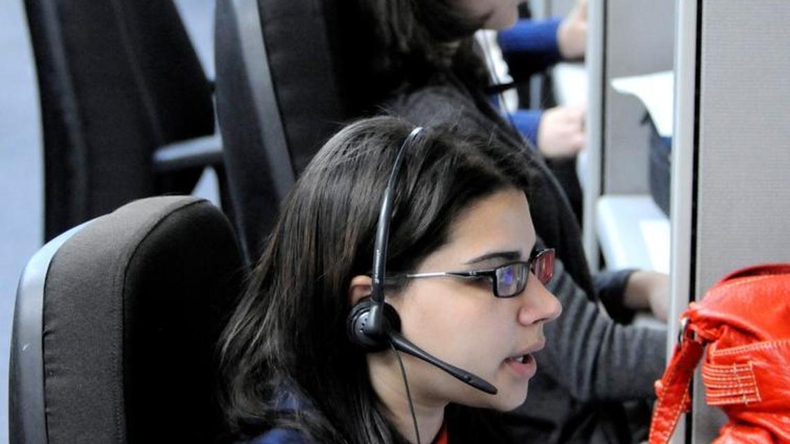 Helpline counselors answer phones 24/7 at Switchboard Miami in this file photo from 2010. Switchboard provides phone counselors for those in times of need.