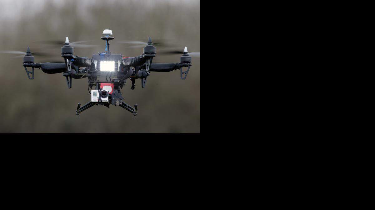 
Coming to a Miami suburb near you? A file photo of a drone during a demonstration in Paris in early 2015. 
