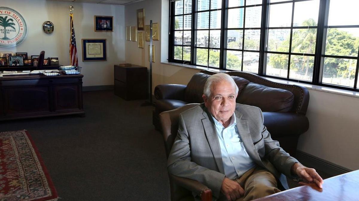Miami Mayor Tomás Regalado reflects on his 20 years in public office, on Thursday, Sept. 15, 2016 at Miami City Hall. Regalado was elected to the Miami City Commission in 1996. He was elected Miami mayor in 2009, and reelected in 2013.