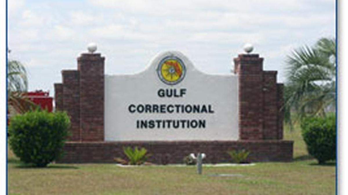 Gulf Correctional Institution in the Panhandle was the scene of a disturbance Friday.