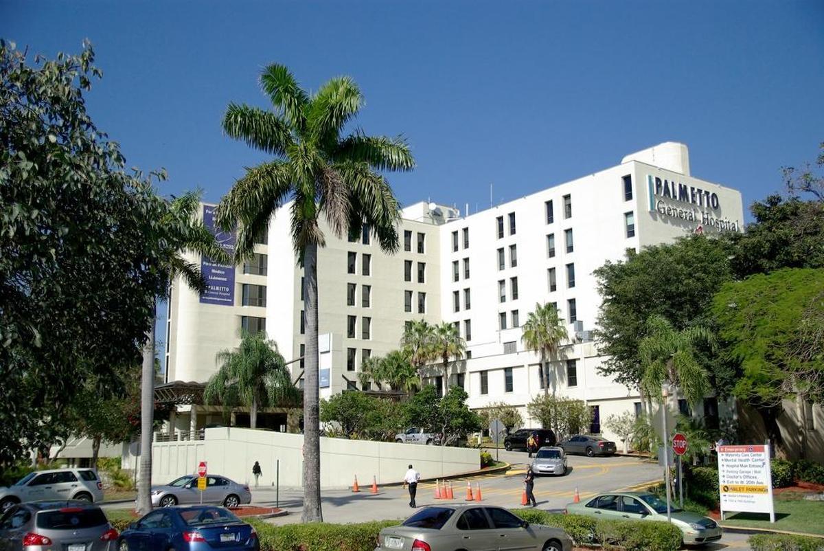 Palmetto General Hospital in Hialeah, one of five hospitals in Miami-Dade and Broward that came under a cyberattack in April.