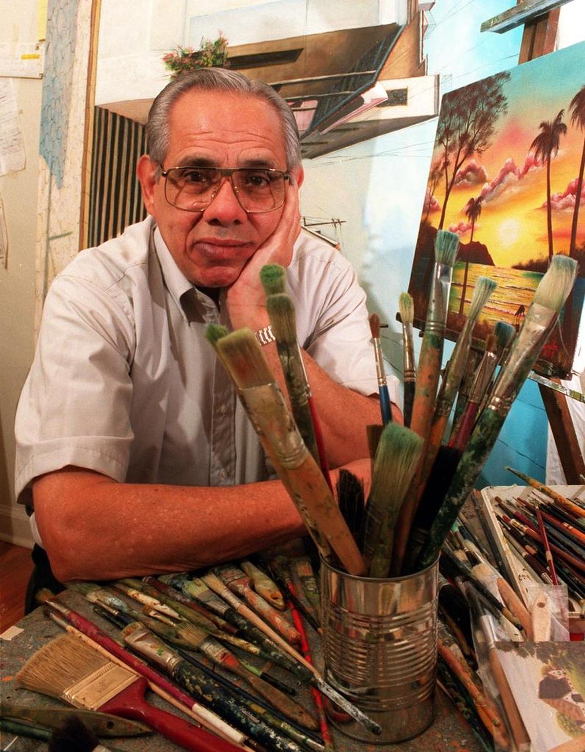 1995 file photo of Orlando Bosch in 1995 at his Miami home.