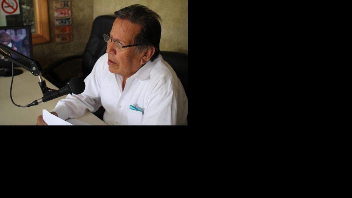 
Nicaraguan Bismarck Rodriguez Sosa has hosted La Voz Nica, The Nicaraguan Voice, on WRHC Cadena Azul 1550 AM. The radio program focuses on Nicaraguan news and has been on the air for close to 30 years.
