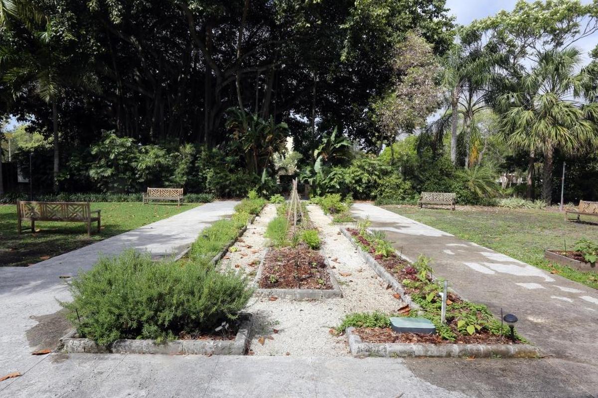 Plans to restore Vizcaya Village, if approved by the county, would create new classrooms, greenhouses, and urban farming models. A garden is part of the Superintendent’s Lawn, where school gardening projects will be done.