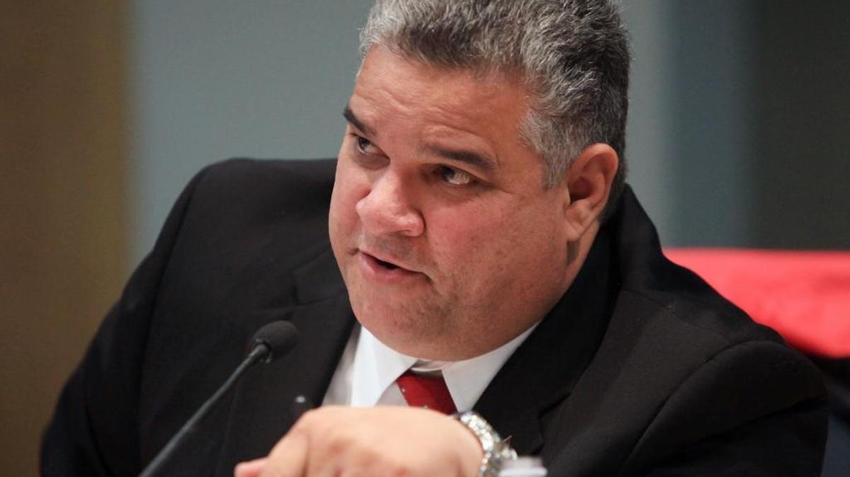 Miami city manager Daniel Alfonso talks during the City Commission meeting at Miami City Hall in Coconut Grove on Thursday, Dec. 14, 2017.