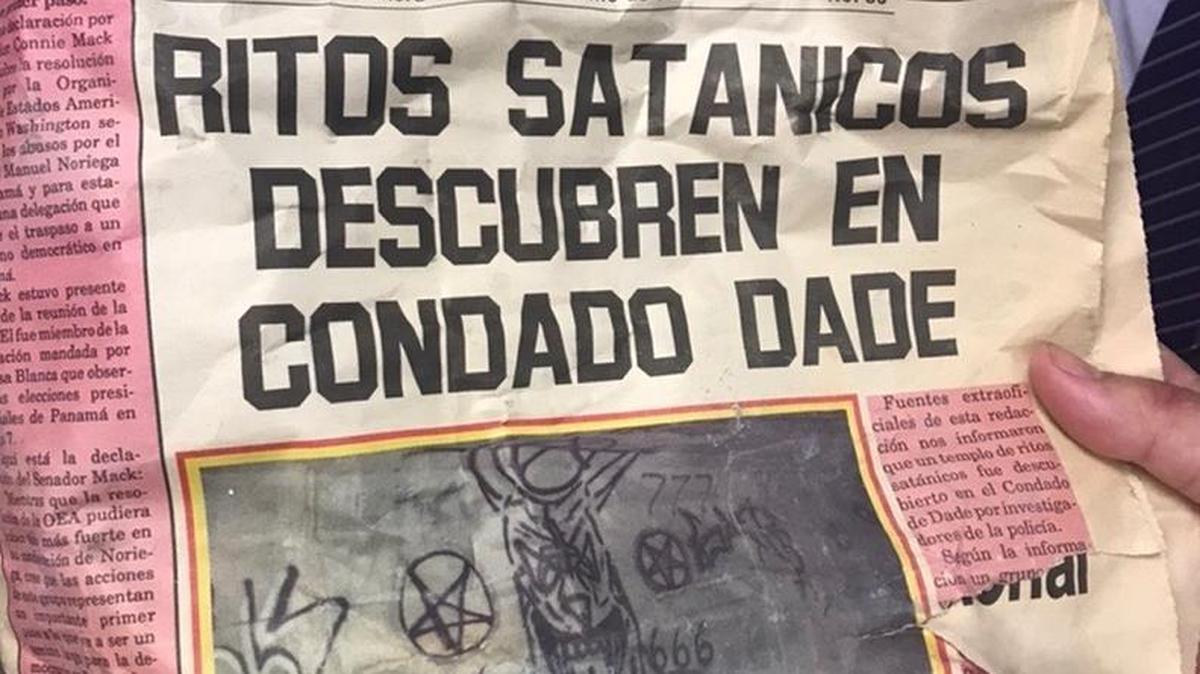 Manolo Reyes says he and his staff found a June 1989 copy of Combate shoved inside the wall of the District 4 office at Miami City Hall. The office is undergoing renovations and mold remediation.