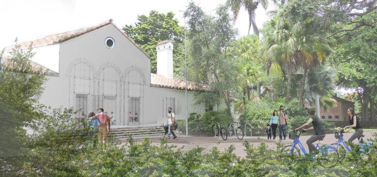 Rendering of the Superintendent’s House, as Vizcaya proposes to renovate it.