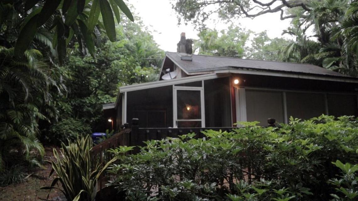 Charlie Cinnamon's cottage stands behind a piece of public land in Coconut Grove. Grove resident/activist Glenn Terry wants "Charlie's Woods" -- a densely wooded, publicly owned corner abutting the late publicist Charlie Cinnamon's Coconut Grove home to be turned into a city park.