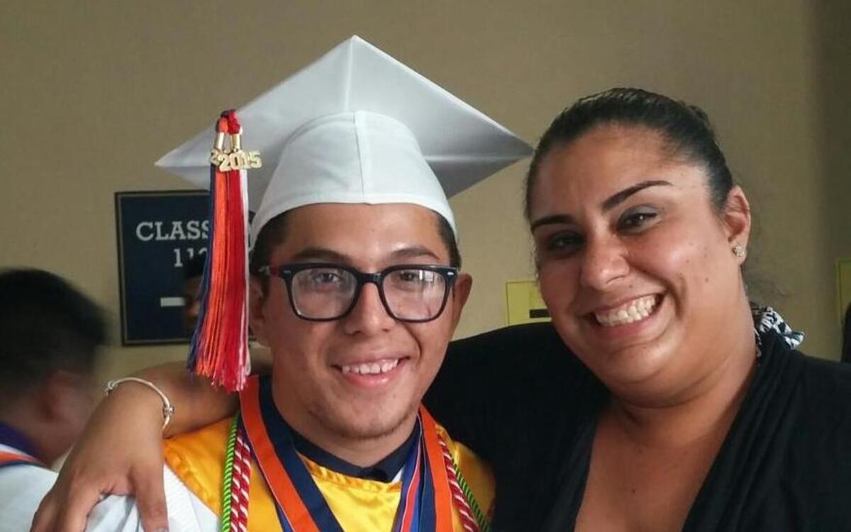 
Jhon Barrera graduated with honors from Homestead Senior High School in June and is now a freshman at Florida International University. Mariafe Arteaga Rivera has helped him for three years through Communities in Schools of Miami.
