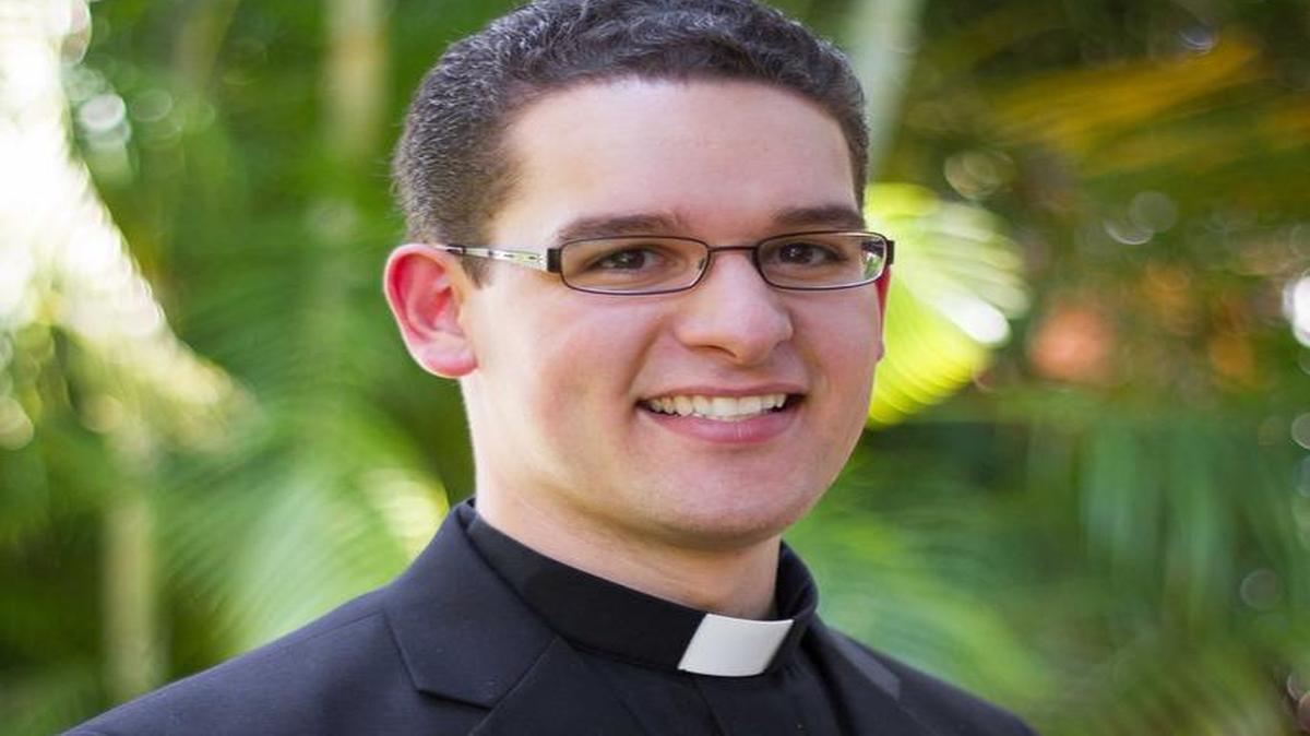 
The Rev. Bryan Garcia, 26, a Miami native who graduated from Immaculate Conception School and Msgr. Edward Pace High School. His home parish is Immaculate Conception, Hialeah.
