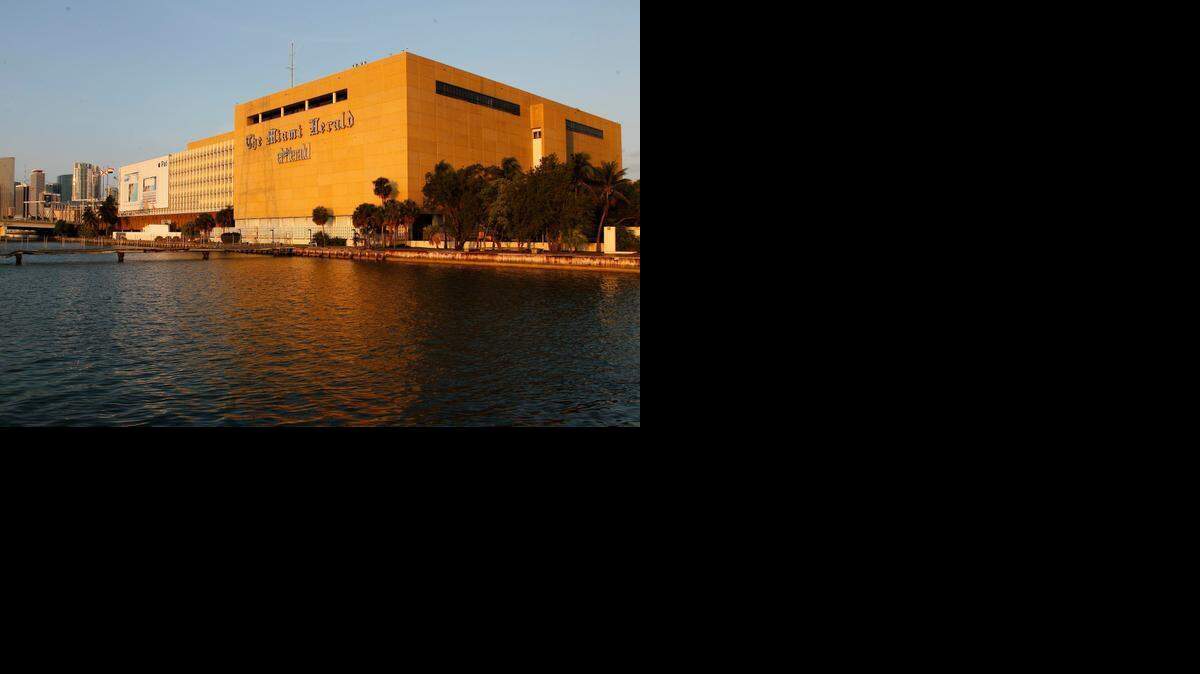
The old Miami Herald building on Biscayne Bay in downtown Miami.
