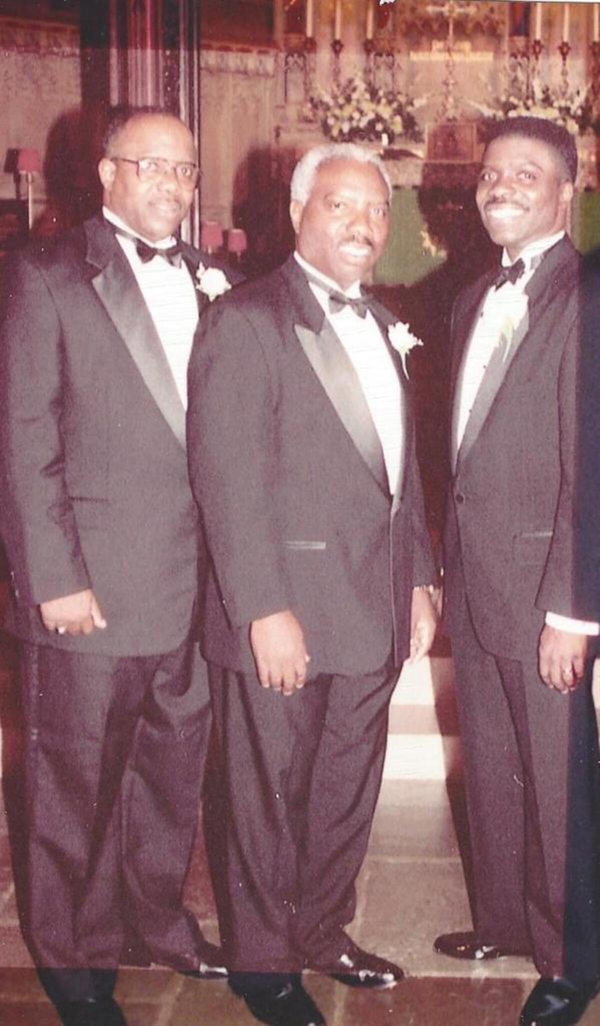 The Armbrister brothers grew up in Miami’s Bunche Park. From left: Anthony, a retired Marine lieutenant colonel, of Miami; Leo Jr., a retired Xerox executive in Jacksonville; and Clarence, president of Johnson C. Smith University in Charlotte, North Carolina.