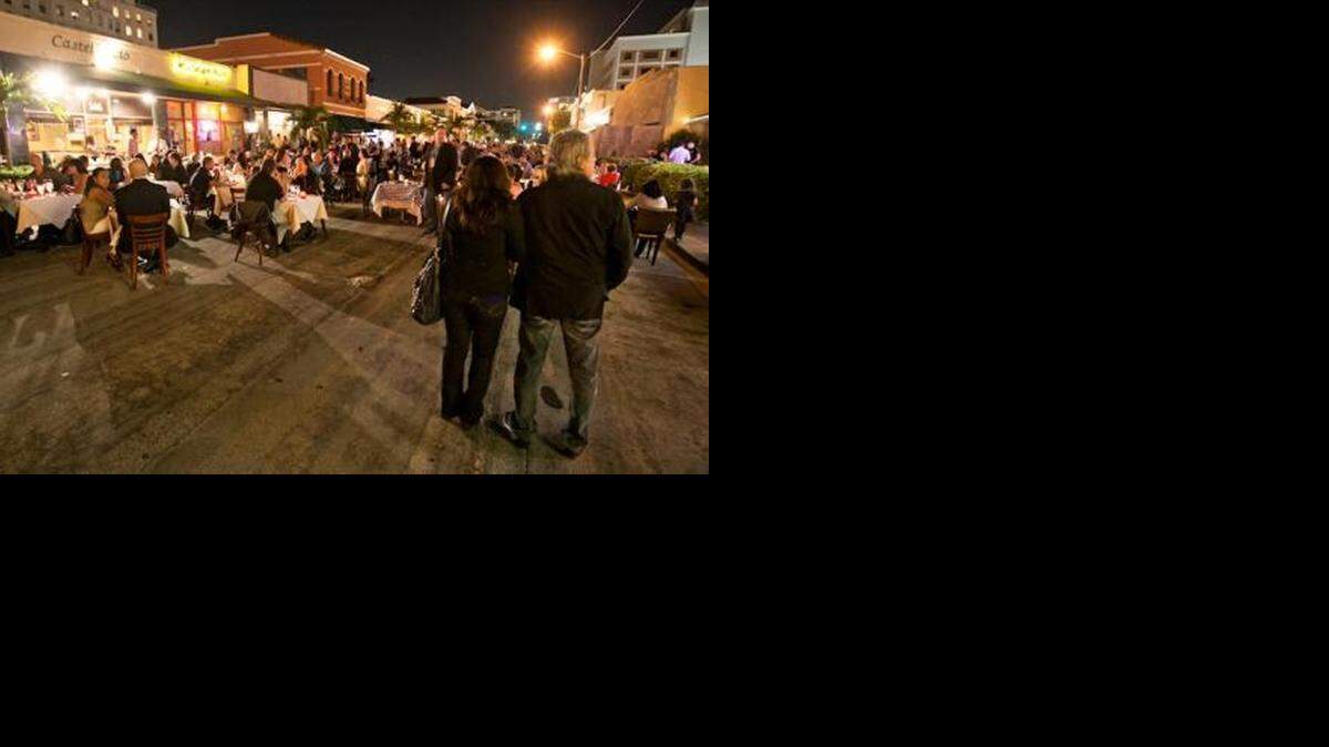 
The next Giralda Under The Stars in Coral Gables will take place on Feb. 6. On the first Friday of every month, the avenue is closed to traffic so that restaurants and bars can fill Giralda Avenue’s ‘Restaurant Row’ with tables and chairs. 

