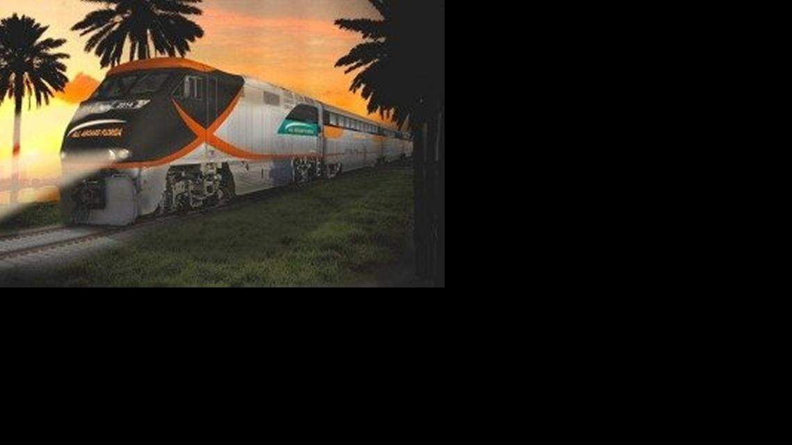 
All Aboard Florida plans to start operating in 2016 running trains first between Miami and West Palm Beach. 
