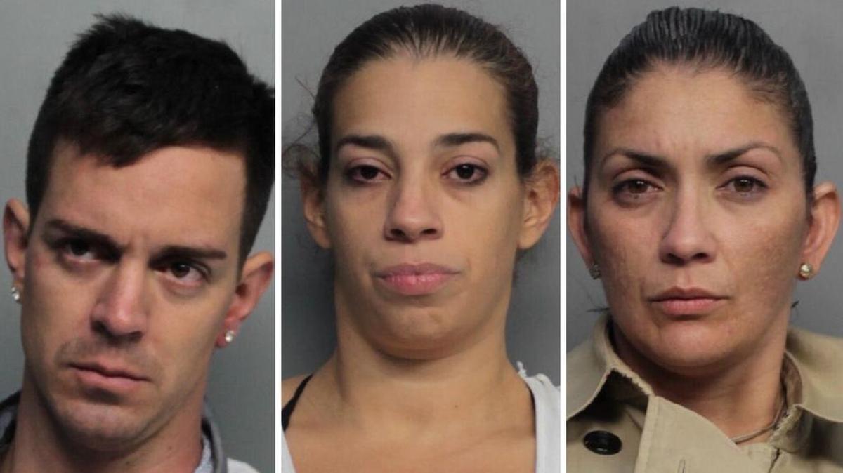 Wilbert Cabrera-Valdes, Ana Columbie and Madelaide Martincarreras