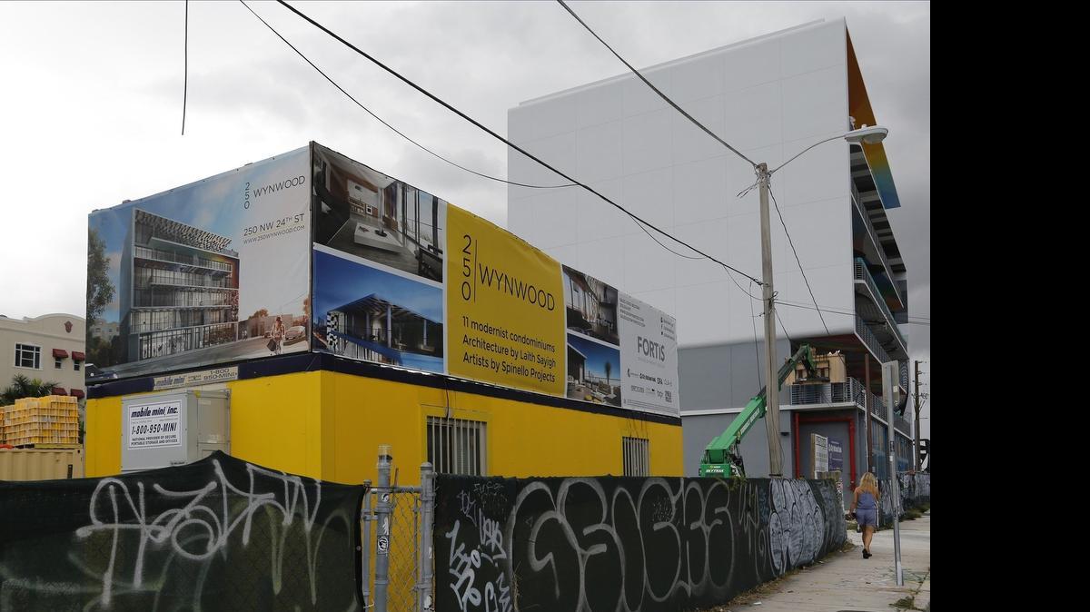 
The exterior of the not-completed 250 Wynwood
