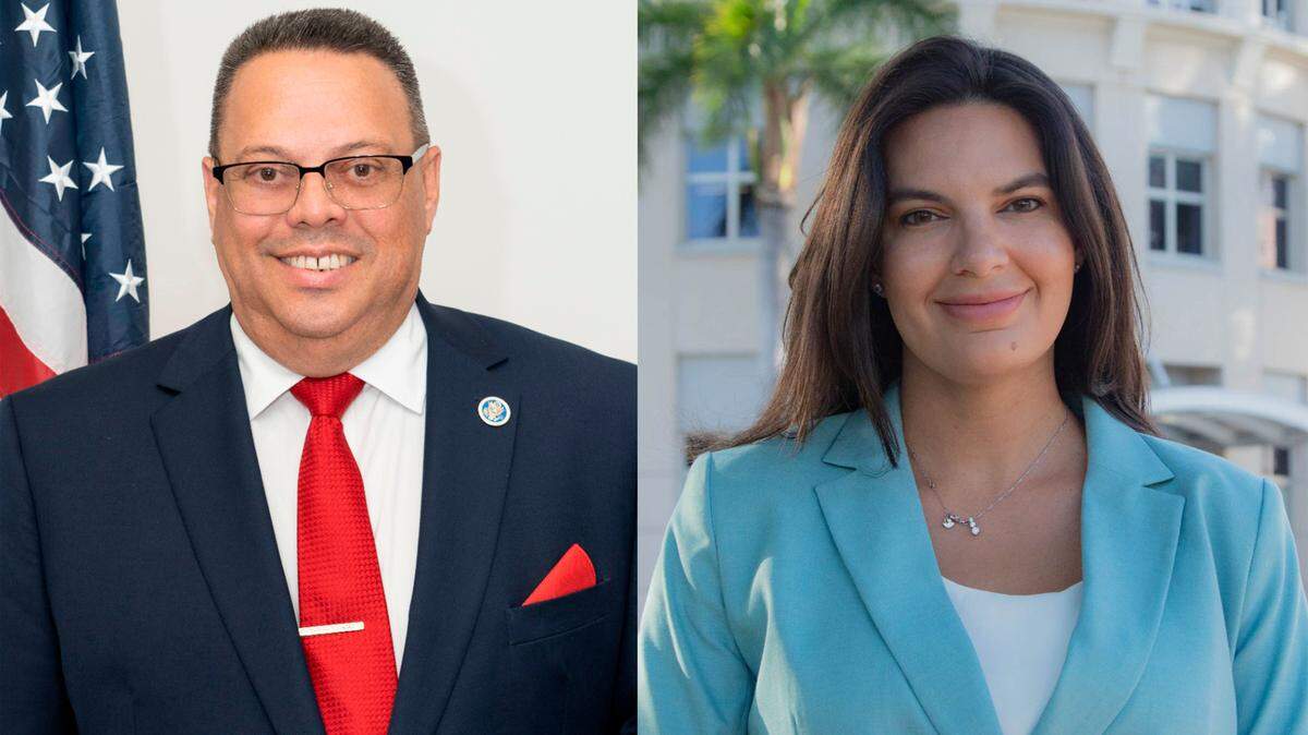 Juan Carlos Esquivel and Nicole Reinoso are competing for Seat 3 in a runoff election in Doral, a crucial swing vote in a divided government. Reinoso is an ally of Mayor Christi Fraga, while Esquivel, who was part of Fraga’s slate in 2022, is now campaigning as an independent candidate.