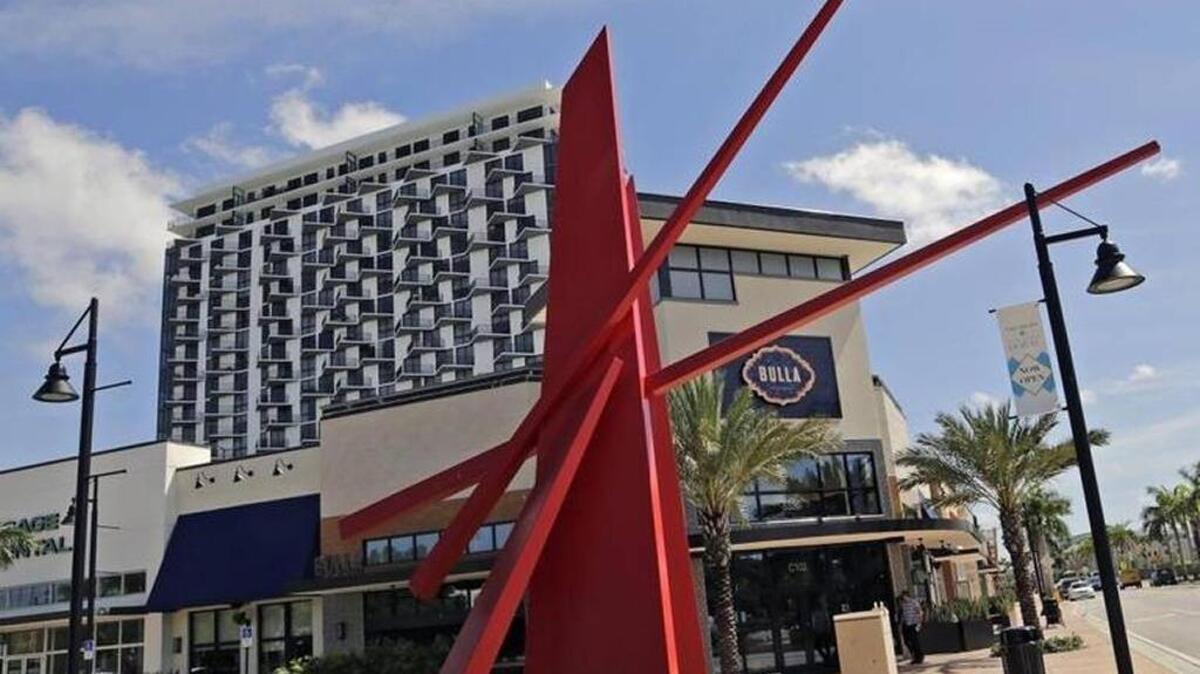 Downtown Doral, developed by Codina Partners, features condos, townhouses, a business main street and charter school.